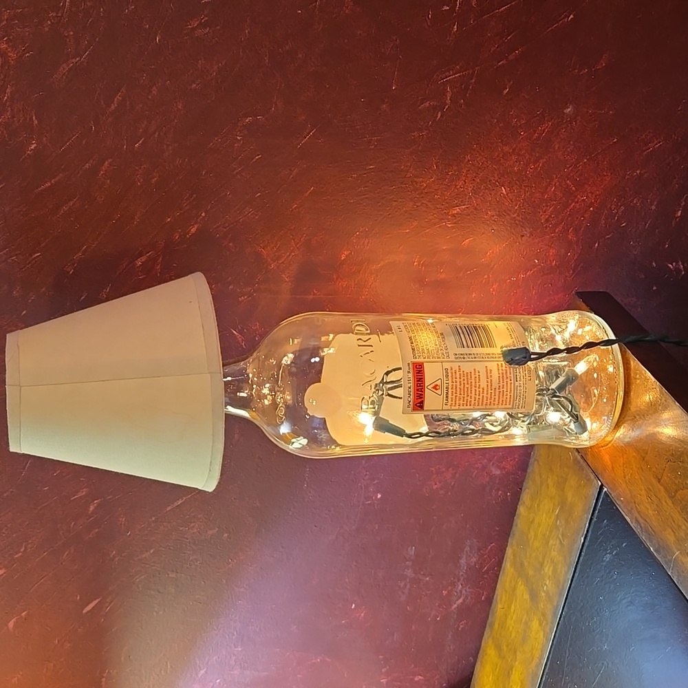 Bacardi 151 Lighted One Of A Kind Bottle Lamp - Picture 6 of 11
